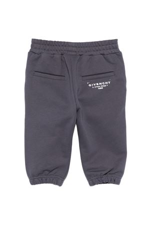 pantaloni in cotone grigio GIVENCHY KIDS | H31192061